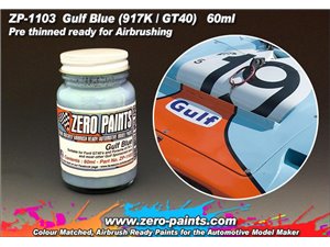 ZP1103 - Gulf Blue Paint for 917's and GT40's 60ml