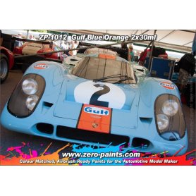 Zero Paints 1103 Gulf Blue Paint for 917s and GT40s / 60ml