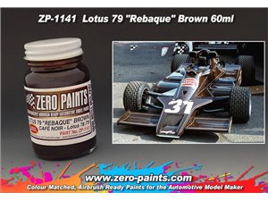 ZERO PAINTS 1141 - Lotus 79 Rebaque Brown 60ml