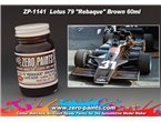 Zero Paints 1141 Lotus 79 Rebaque Brown / 60ml