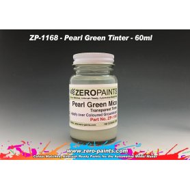 Zero Paints 1168 Pearl Green Mica Transparent Tinter / 60ml