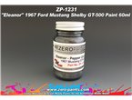 Zero Paints 1231 Eleanor 1967 Ford Mustang Shelby GT-500 / 60ml