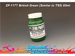 Zero Paints 1177 British Green / SIMILAR TO TS9 / 60ml