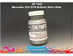 Zero Paints 1242 Mercedes CLK GTR Brilliant Silver / 60ml