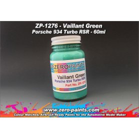 Zero Paints 1276 Valiant Green Paint Porsche 934 Turbo / 60ml