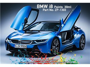 ZERO PAINTS 1303 BMW i8 Crystal White 2x30ml