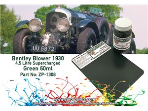Zero Paints 1308 Bentley Blower 4.5 Litre 1930 Green / 60ml
