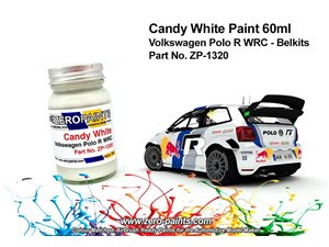Zero Paints 1320 Candy White Volkswagen Polo R WRC Belkits / 60ml