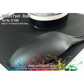 Zero Paints 1388 Black Textured Engines Interior / 60ml