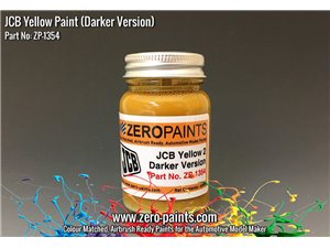 ZERO PAINTS 1354 - JCB Yellow (Darker) 60ml