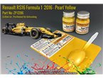 Zero Paints 1396 Renault RS16 Formula 1 2016 Pearl / 2x30ml