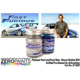 ZP1463 - Fast and Furious Platinum Nissan Skyline 