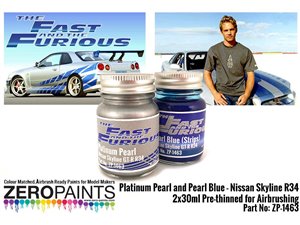 ZP1463 - Fast and Furious Platinum Nissan Skyline 