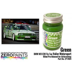 ZERO PAINTS 1464 - Green BMW M3 E30 Tic Tac Valier