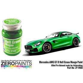 ZERO PAINTS 1468 Mercedes AMG GT R Hell Green Mat