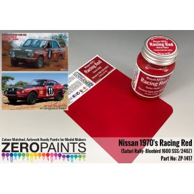 Zero Paints 1417 Racing Red Nissan 1970 Safari Rally / 60ml