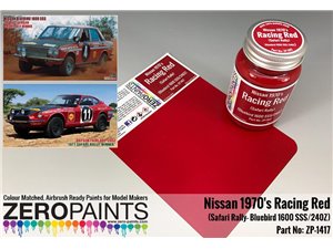 ZP1417 - Racing Red Nissan 1970 Safari Rally 60ml