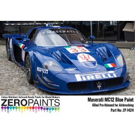 ZERO PAINTS 1424 - Maserati MC12 Blue Paint 60ml