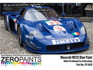 ZERO PAINTS 1424 - Maserati MC12 Blue Paint 60ml