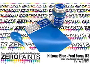 Zero Paints 1431 Nitrous Blue Ford Focus RS / 60ml
