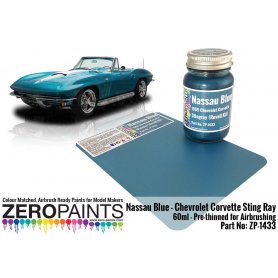 ZP1433 - Nassau Blue 1965 Chevrolet Corvette 60ml