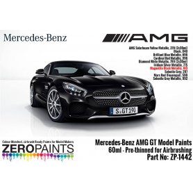 Zero Paints 1442 Mercedes-AMG GT Magnetite Black / 60ml