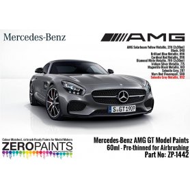 Zero Paints 1442 Farba metaliczna MERCEDES-AMG GT - SELENITE GREY METALLIC - 60ml