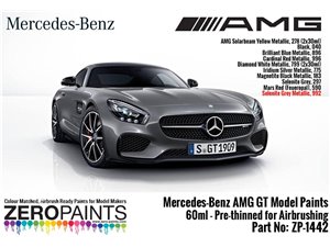 Zero Paints 1442 Mercedes-AMG GT Selenite Grey Metal / 60ml