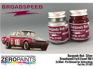 Zero Paints 1451 Broadspeed Ford Escort Mk1 / 2x30ml