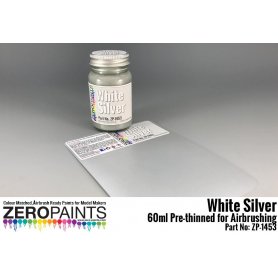 ZERO PAINTS 1453 - White Silver 60ml