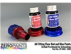 Zero Paints 1455 Hose Joints / Ends Clear Red and Blue / 2x15ml