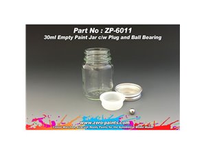 Zero Paints 6011 Zestaw buteleczek i metalowych kulek / 6x30ml