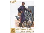 HaT 1:72 FRENCH ARTILLERY CREW / WWI | 32 figurines | 