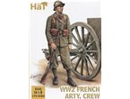 HaT 1:72 FRENCH ARTILLERY CREW / WWII | 32 figurines | 