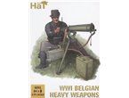 HaT 1:72 BELGIAN HEAVY WEAPONS / WWI | 24 figurines | 