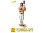 HaT 1:72 NAPOLEONIC NAVAL CANNON AND CREW | 32 figurines | 