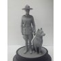 ICM 1:16 RCMP FEMALE OFFICER WITH DOG