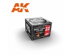 AK Real Colors RCS-022 Paints set BASIC CLEAR COLORS 
