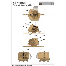 Trumpeter 1:35 Flak 43 Zwilling 37mm