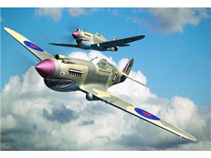 Trumpeter 1:48 Curtiss P-40B Warhawk / Tomahawk Mk.IIA'
