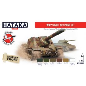 Hataka Zestaw farb RED-LINE / WWII SOVIET AFV