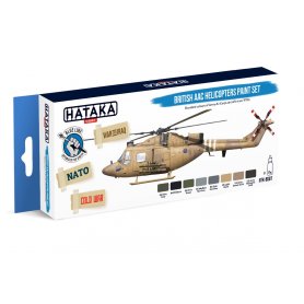 Hataka BS087 BLUE-LINE Zestaw farb BRITISH AAC HELICOPTERS