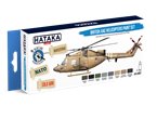 Hataka BS087 BLUE-LINE Zestaw farb BRITISH AAC HELICOPTERS