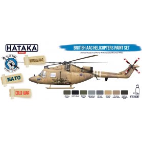 Hataka Zestaw farb BLUE-LINE / BRITISH AAC HELICOPTERS