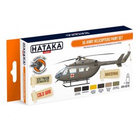 Hataka CS019 ORANGE-LINE Paints set US ARMY HELICOPTERS 