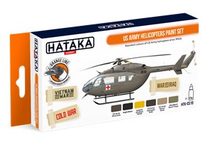 Hataka Zestaw farb ORANGE-LINE / US ARMY HELICOPTERS