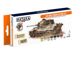 Hataka Zestaw farb ORANGE-LINE / WWII LATE GERMAN
