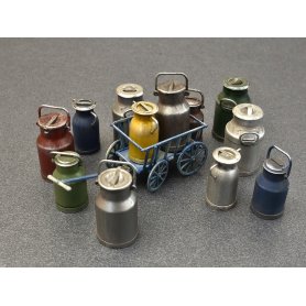 Mini Art 1:35 MILK CANS WITH SAMLL CART