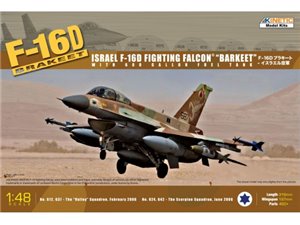 Kinetic 48009 1/48 F-16D Idf W/600