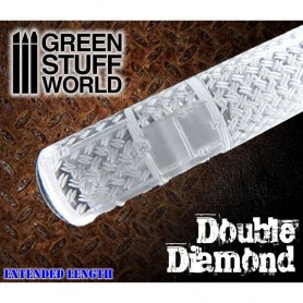 Green Stuff World ROLLING PIN - wałek do podstawek DOUBLE DIAMOND